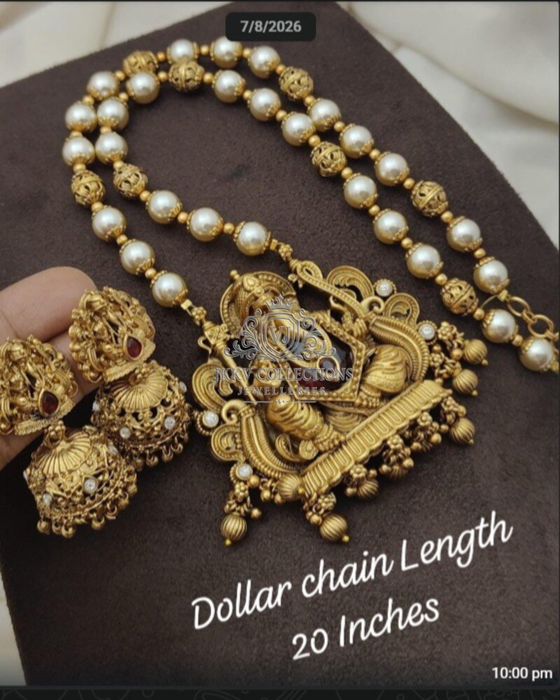 Antique vinayakar Dollar with 18 Inches chain And Jimiki