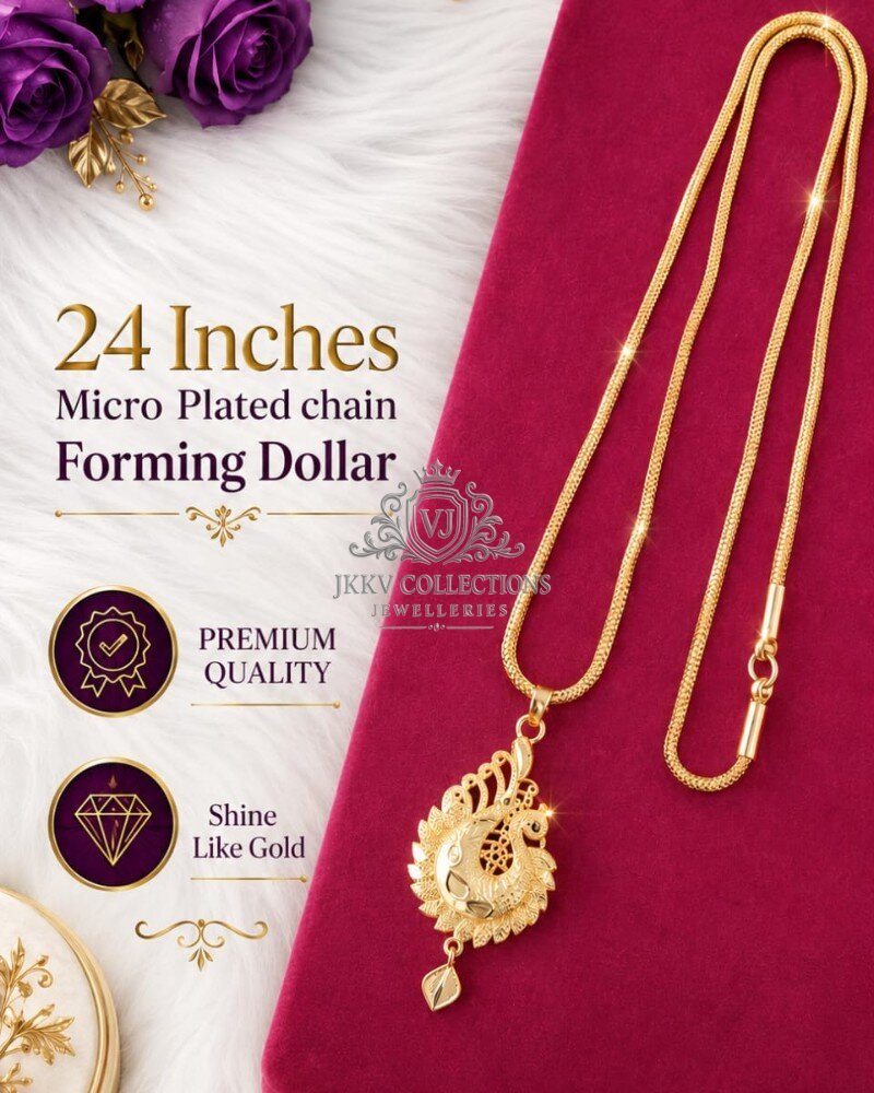 Forming Peacock Dollar chain